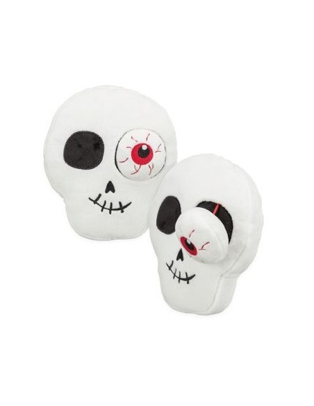 Tête de mort en peluche jouet pour chiens