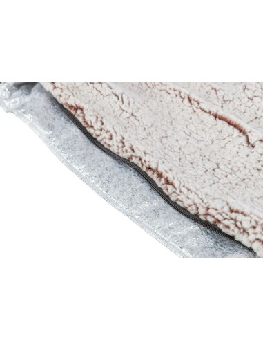 Matelas Calida avec couche thermique blanc-brun