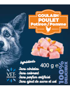 Pâtée style goulash Poulet et Potiron