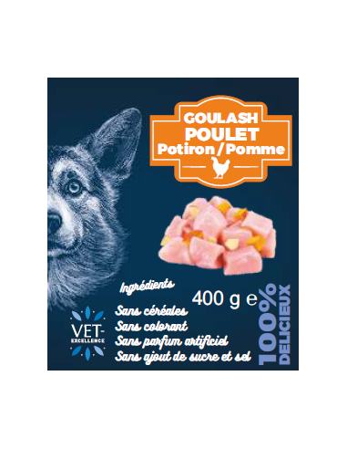 Pâtée style goulash Poulet et Potiron