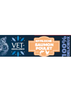 Effiloché pour chats au saumon et poulet