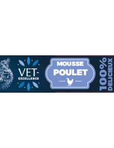Mousse pour chats poulet