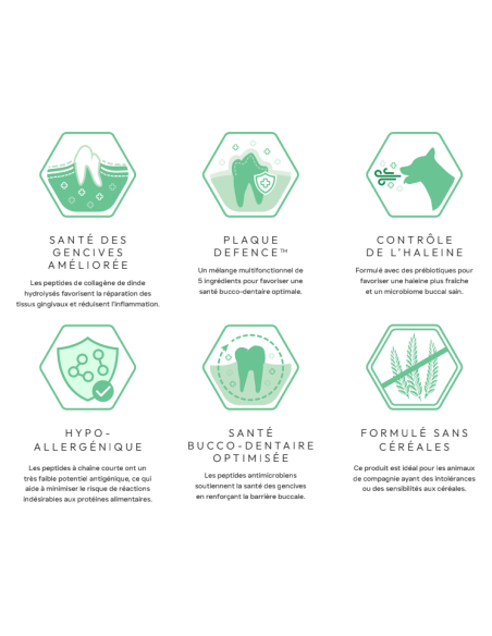 Croquette vétérinaires Peptide+ Chien adulte Soins Dentaires - INSTINCTIV CROC