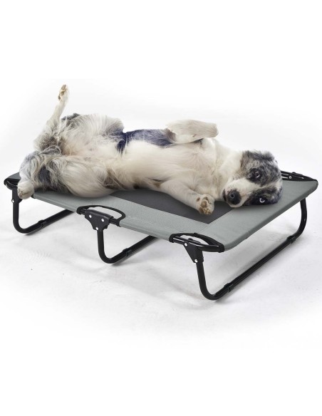 Lit pliable pour chiens Relax Gris
