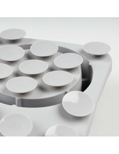 Bol anti glouton 4 en 1 Gris - tapis de léchage