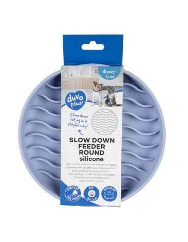 Bol / gamelle anti-glouton rond Lila