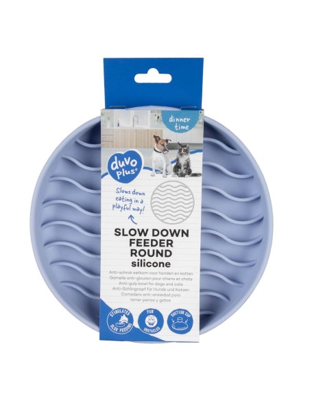 Bol / gamelle anti-glouton rond Lila