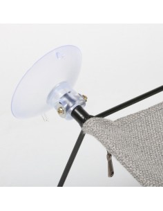 OLIVIA — Hamac de fenêtre Gris 2