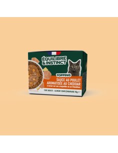 Brique chats E&I sauce poulet cheddar