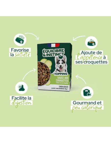 Brique Chien E&I Sauce aux courgettes