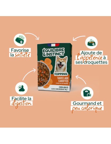 Brique chien E&I Sauce aux carottes