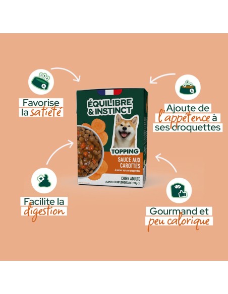 Brique chien E&I Sauce aux carottes