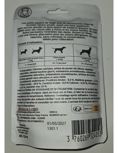 Chips de carottes saveur poulet 45g - friandises pour chiens 2