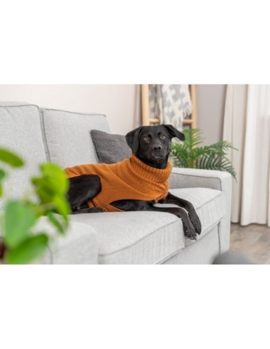 Pullover CityStyle Berlin ROUILLE pour chien TRIXIE - Disponible en plusieurs tailles de 24 à 60cm de longueur de dos