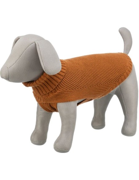 Pullover CityStyle Berlin ROUILLE pour chien TRIXIE - Disponible en plusieurs tailles de 24 à 60cm de longueur de dos