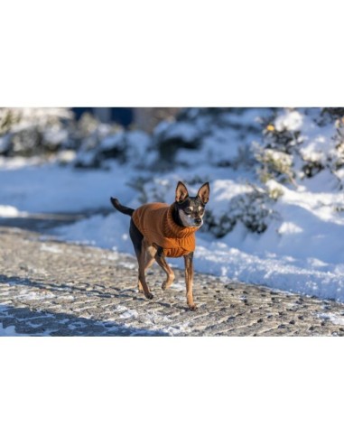 Pullover CityStyle Berlin ROUILLE pour chien TRIXIE - Disponible en plusieurs tailles de 24 à 60cm de longueur de dos