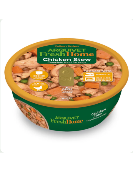 Ragoût de poulet / FreshHome - Aliment complet humide pour chien