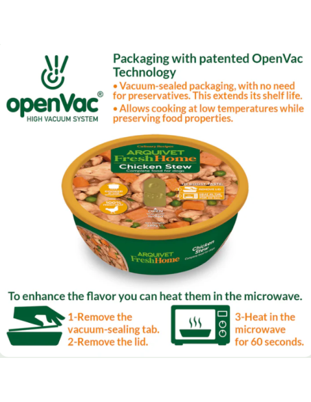 Ragoût de poulet / FreshHome - Aliment complet humide pour chien