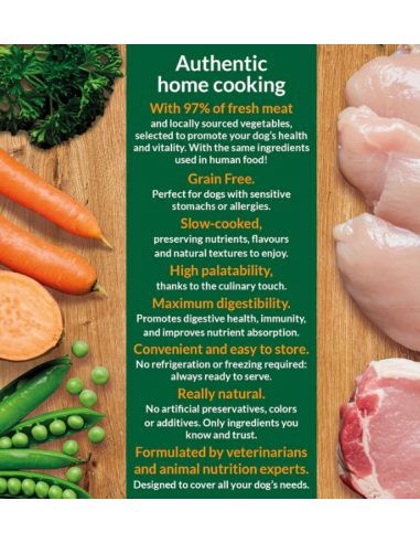 Ragoût de poulet / FreshHome - Aliment complet humide pour chien