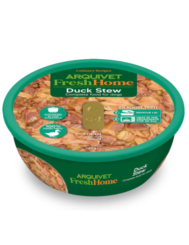 Ragoût de canard / FreshHome - Aliment complet humide pour chien