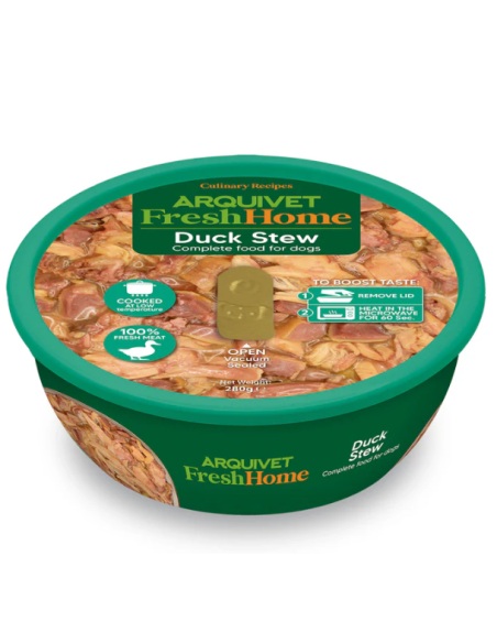 Ragoût de canard / FreshHome - Aliment complet humide pour chien