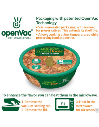 Ragoût de canard / FreshHome - Aliment complet humide pour chien