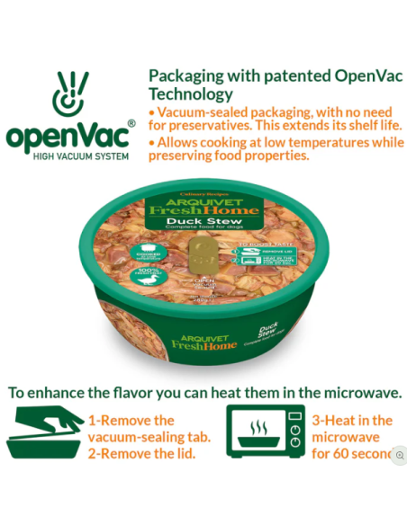 Ragoût de canard / FreshHome - Aliment complet humide pour chien