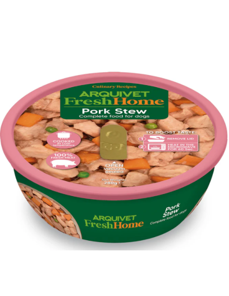 Ragoût de porc / FreshHome - Aliment complet humide pour chien