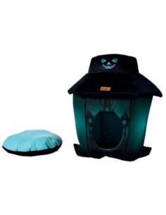 Manoir hanté noir fluorescent pour chat 2