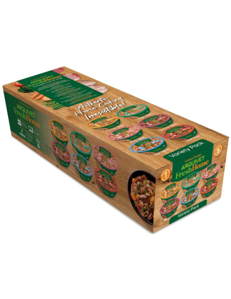 Assortiment de ragoûts (6 saveurs) / FreshHome - Aliment complet humide pour chien