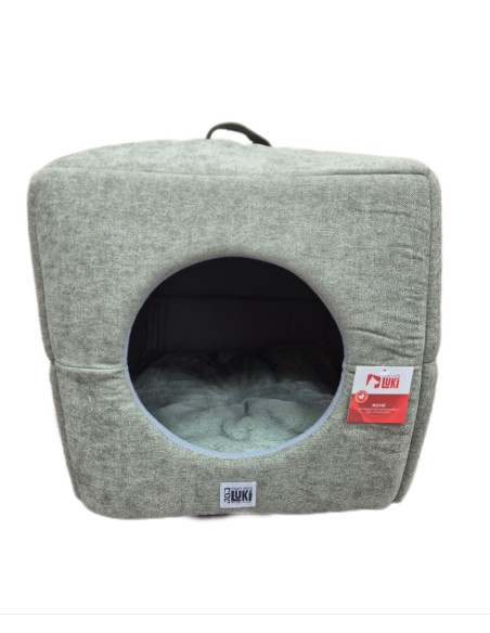 🐾 Cube refuge antidérapant – Mon Ami Luki 🤎💚
