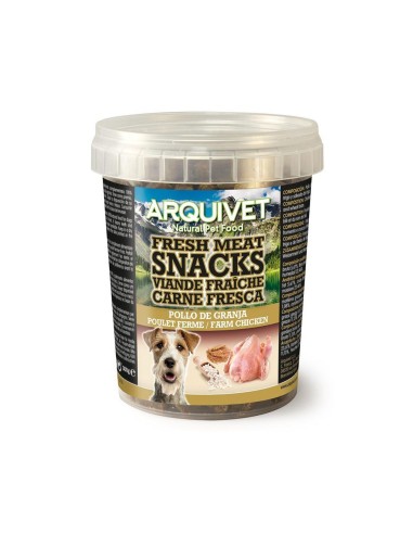 SNACKS à la viande fraiche - Poulet fermier 300g - ARQUIVET