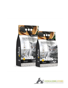 Litière pour Chat Naturelle Agglomérante – Bentonite de Calcium & Charbon Actif, Fort Contrôle des Odeurs, 99 % Sans Poussière