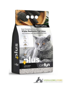 Litière pour Chat Naturelle Agglomérante – Bentonite de Calcium & Charbon Actif, Fort Contrôle des Odeurs, 99 % Sans Poussière 2