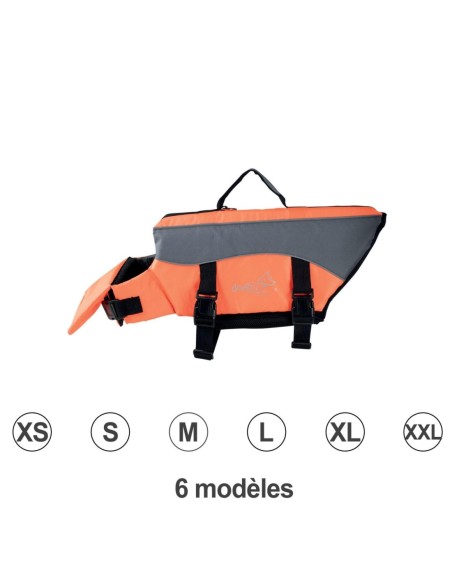 Gilet de sauvetage doogy orange