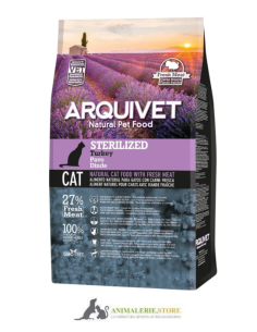 Croquettes chat stérilisé super premium dinde fraîche 1,5 kg – contrôle du poids, sans OGM, digestion & système urinaire