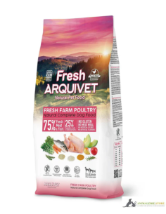 Fresh ARQUIVET – Croquettes semi-humides frais pour chiens adultes Poulet