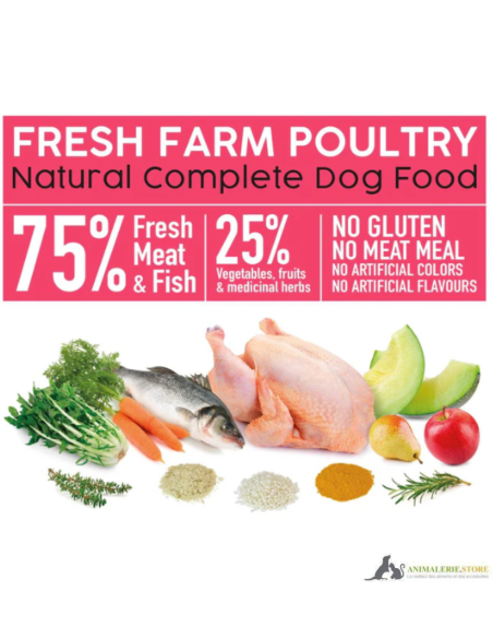 Fresh Arquivet aliment semi-humide chien 🐶 – Poulet frais & Poisson | Naturel sans gluten
