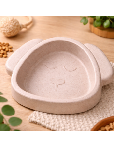 Gamelle pour chien en bambou 🐶🌿 – Écologique et design 16×13×5 cm 2