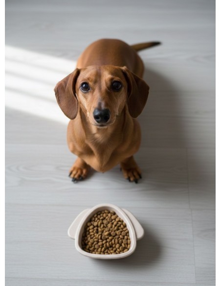 Gamelle pour chien en bambou 🐶🌿 – Écologique et design 16×13×5 cm