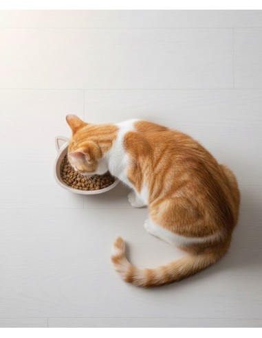 Gamelle pour chat en bambou 🐱 – Écologique, ergonomique et design