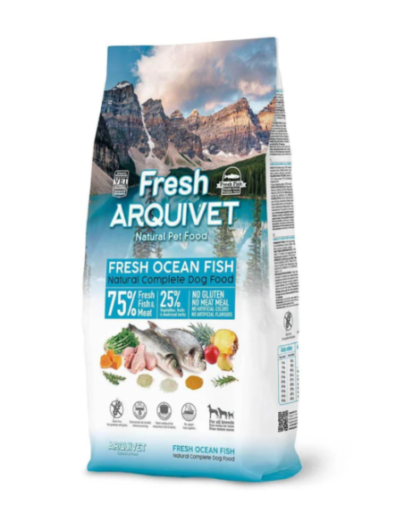 Fresh Arquivet – Nourriture Semi-Humide au Poisson Frais pour Chiens 🐟 | Santé & Goût 🌿