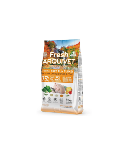 Fresh Arquivet 🦃 – Aliment Semi-Humide à la Dinde Fraîche pour Chiens Adultes 🐶 | Naturel & Savoureux 🌿