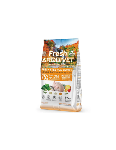 Fresh Arquivet 🦃 – Aliment Semi-Humide à la Dinde Fraîche pour Chiens Adultes 🐶 | Naturel & Savoureux 🌿