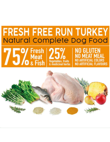 Fresh Arquivet 🦃 – Aliment Semi-Humide à la Dinde Fraîche pour Chiens Adultes 🐶 | Naturel & Savoureux 🌿