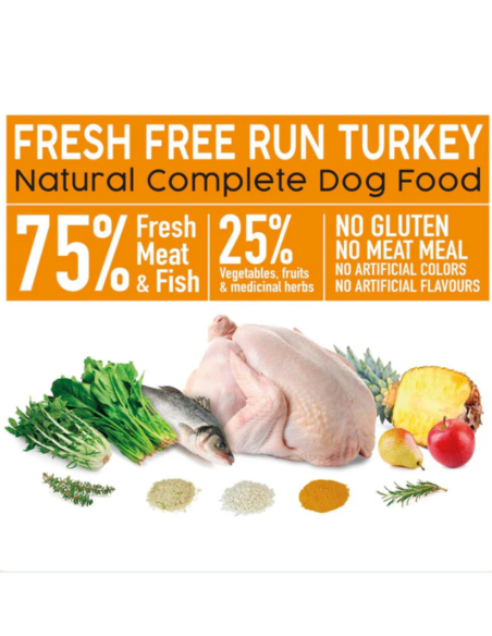 Fresh Arquivet 🦃 – Aliment Semi-Humide à la Dinde Fraîche pour Chiens Adultes 🐶 | Naturel & Savoureux 🌿