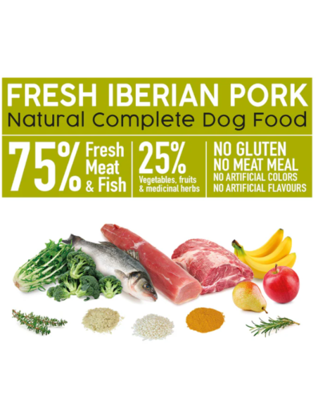 Fresh Arquivet 🐖 – Viande de Porc Ibérique Fraîche Semi-Humide pour Chiens Adultes 🐶 | Naturel & Savoureux 🌿