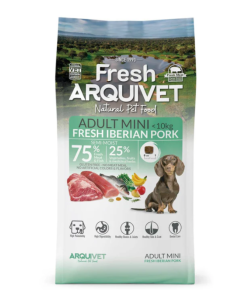 Nourriture semi-humide ARQUIVET chien petite race au porc ibérique frais 🐶🥩