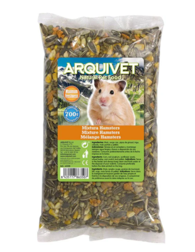 Mélange pour Hamster 700 g 🐹 – Aliment complet aux graines, banane et miel