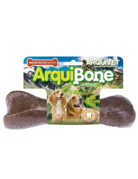 Os à mâcher premium pour chien goût bacon 🥓 – ArquiBone 12,5 cm ou 20 cm